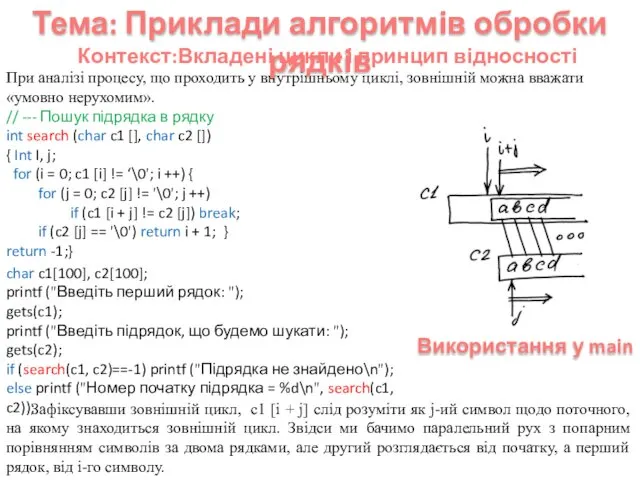 При аналізі процесу, що проходить у внутрішньому циклі, зовнішній можна