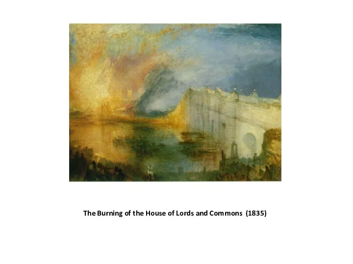 The Burning of the House of Lords and Commons (1835)