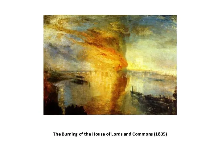 The Burning of the House of Lords and Commons (1835)