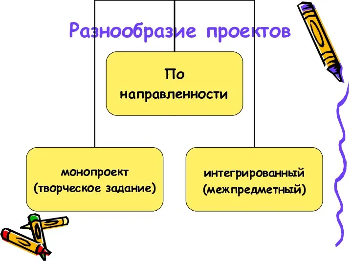 Разнообразие проектов