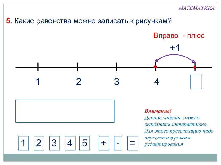 1 3 2 4 МАТЕМАТИКА 1 2 3 4 +