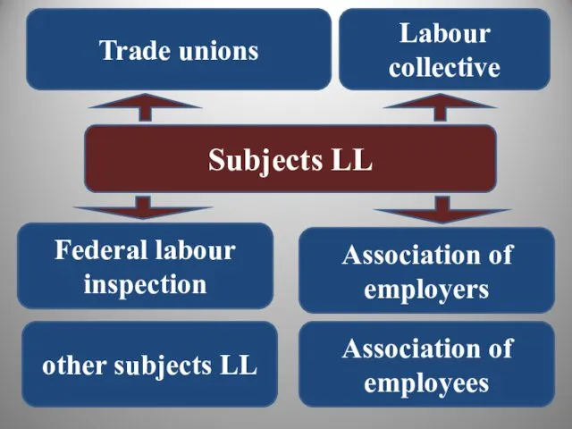 Subjects LL Федеральная инспекция труда Association of employers Trade unions