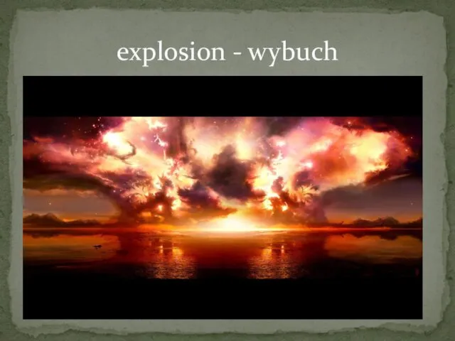 explosion - wybuch