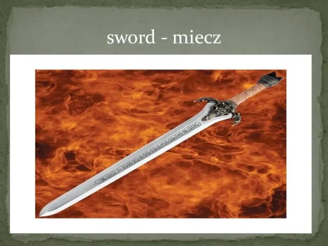 sword - miecz
