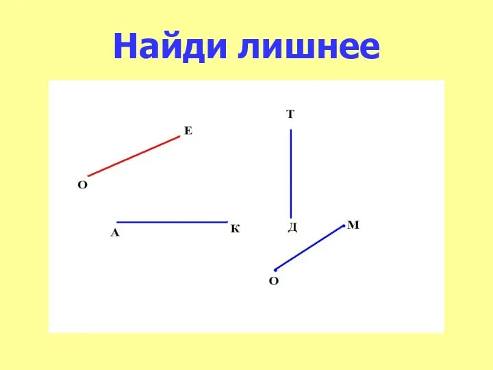 Найди лишнее