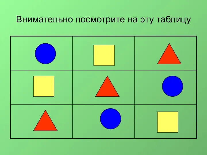 Внимательно посмотрите на эту таблицу