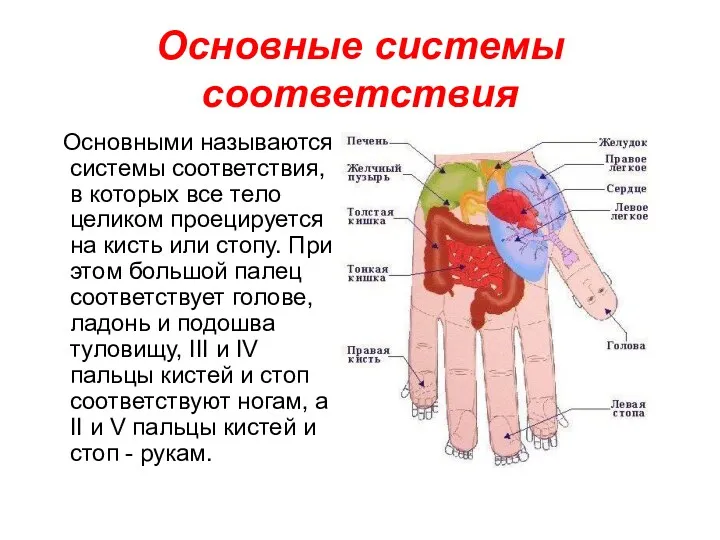 Основные системы соответствия Основными называются системы соответствия, в которых все