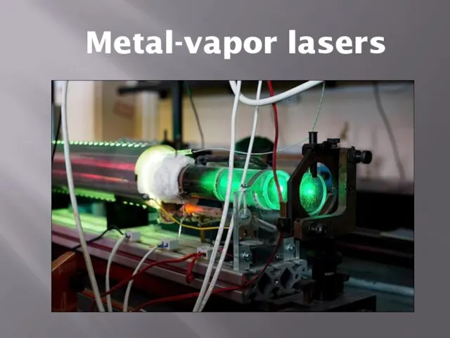 Metal-vapor lasers