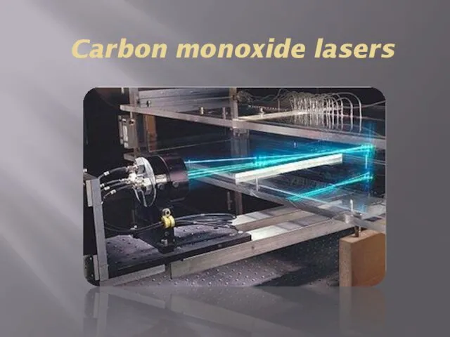 Carbon monoxide lasers