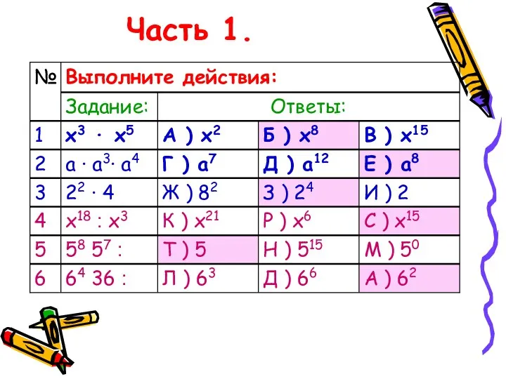 Часть 1.