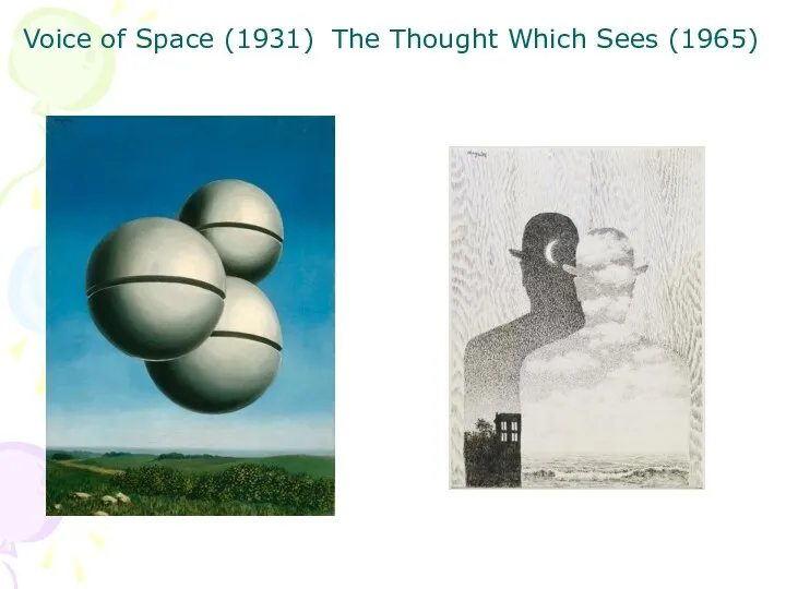 Voice of Space (1931) The Thought Which Sees (1965)