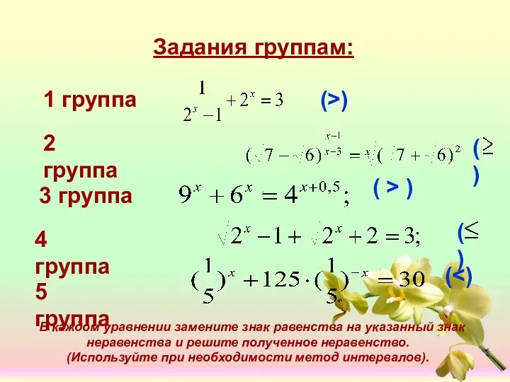 Задания группам: 1 группа 2 группа 3 группа 4 группа