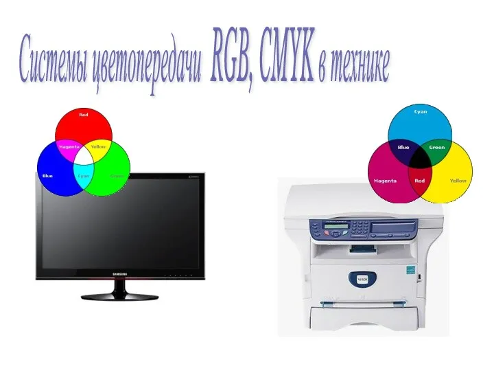 Системы цветопередачи RGB, CMYK в технике