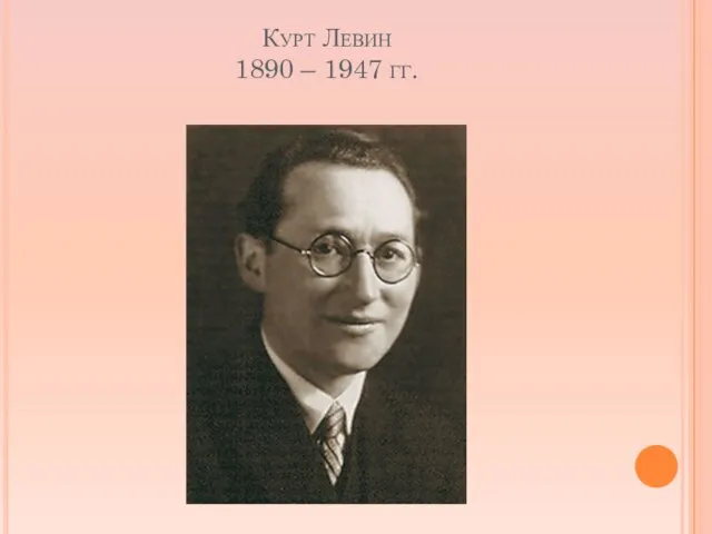 Курт Левин 1890 – 1947 гг.