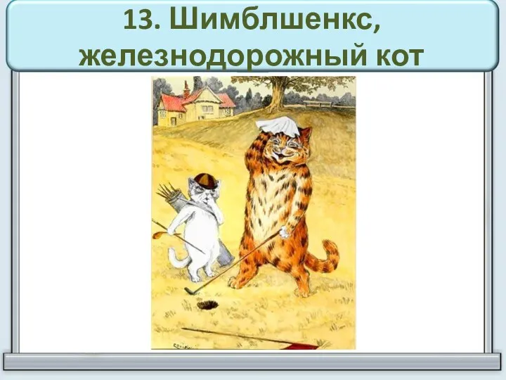 13. Шимблшенкс, железнодорожный кот