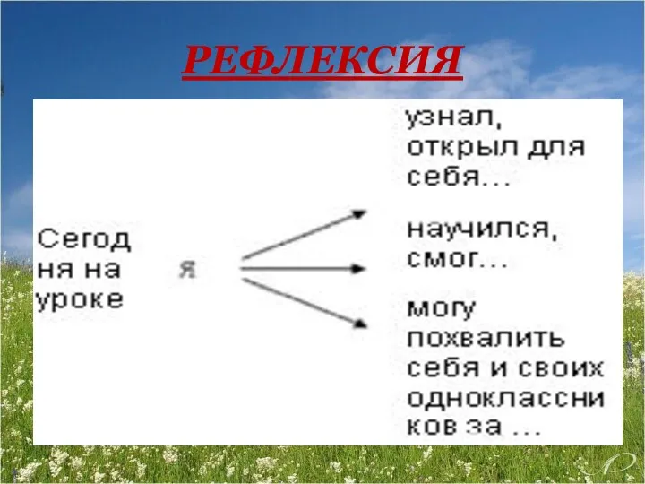 РЕФЛЕКСИЯ