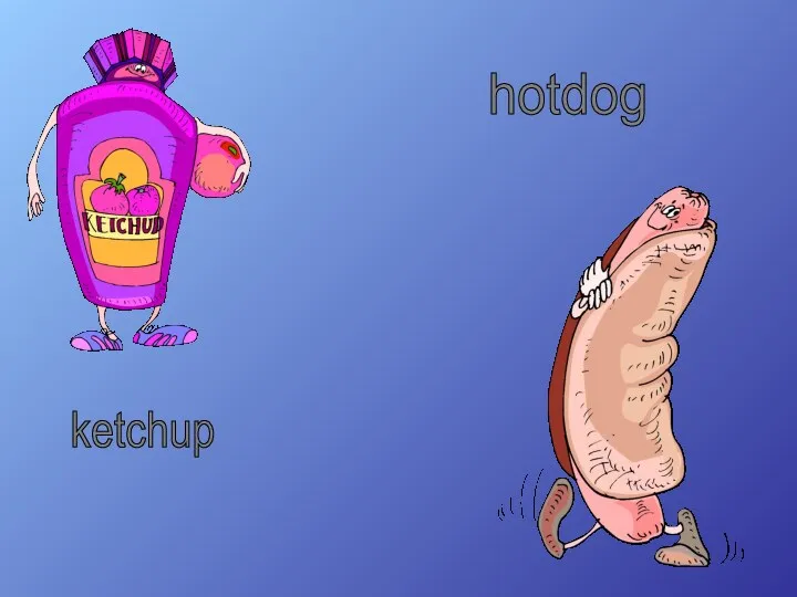 ketchup hotdog