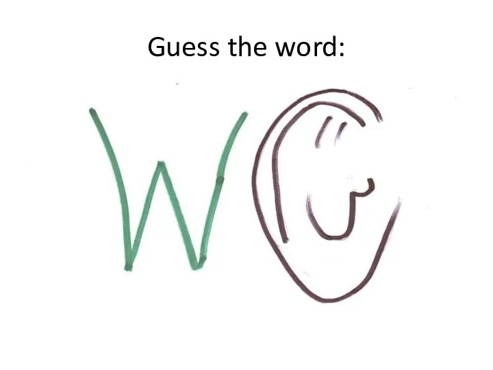 Guess the word: