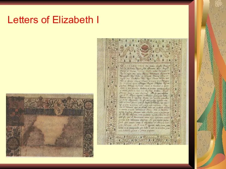 Letters of Elizabeth I