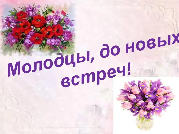 Молодцы, до новых встреч!