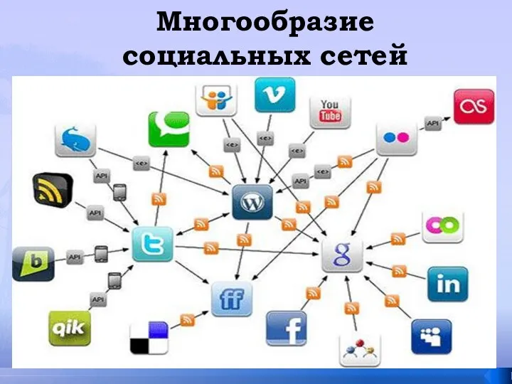 Многообразие социальных сетей
