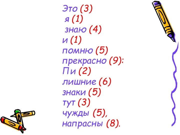 Это (3) я (1) знаю (4) и (1) помню (5)