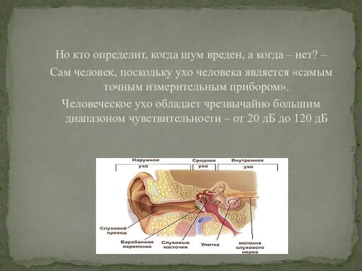 Но кто определит, когда шум вреден, а когда – нет?