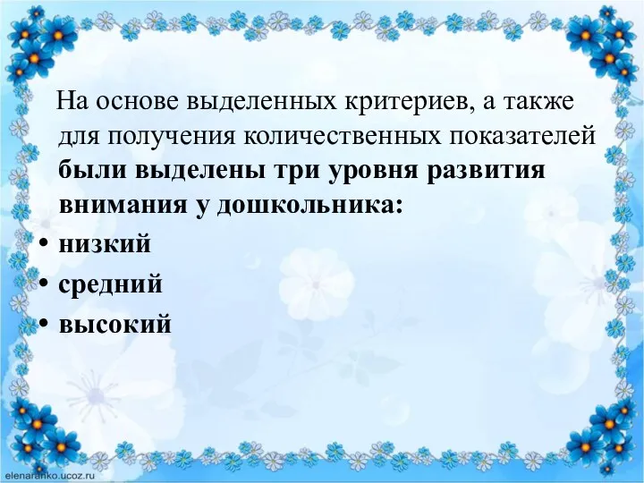 На основе выделенных критериев, а также для получения количественных показателей