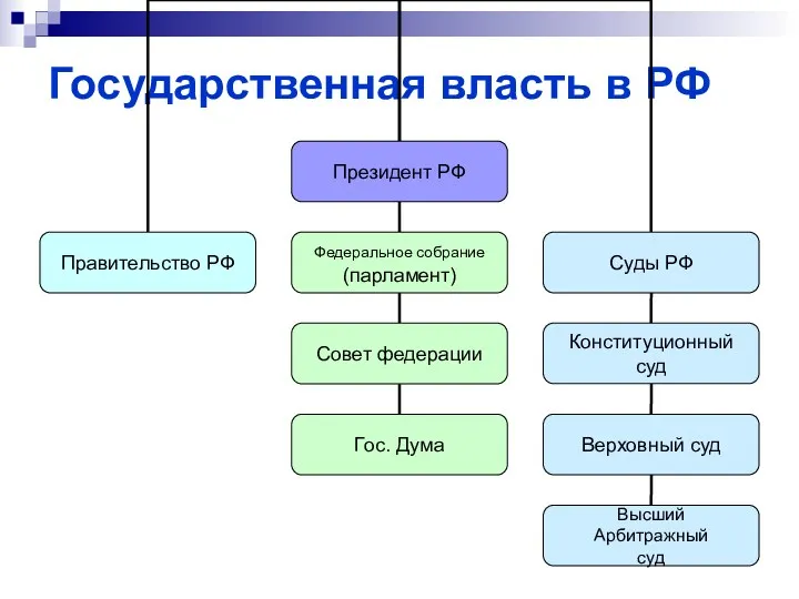 Государственная власть в РФ