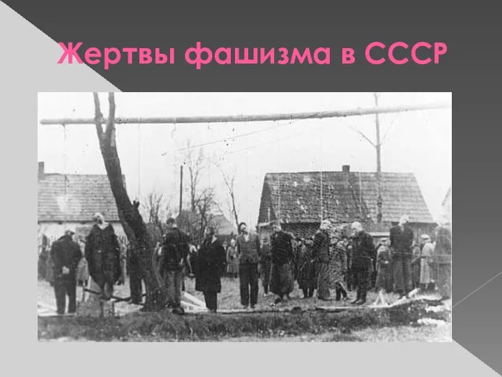 Жертвы фашизма в СССР