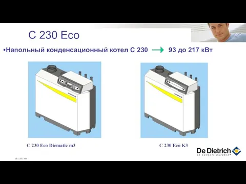 C 230 Eco Напольный конденсационный котел C 230 93 до