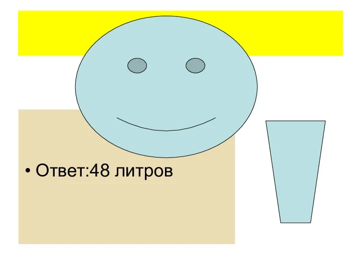 Ответ:48 литров