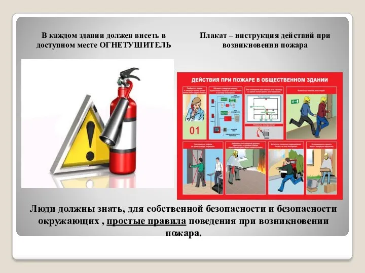 Люди должны знать, для собственной безопасности и безопасности окружающих ,