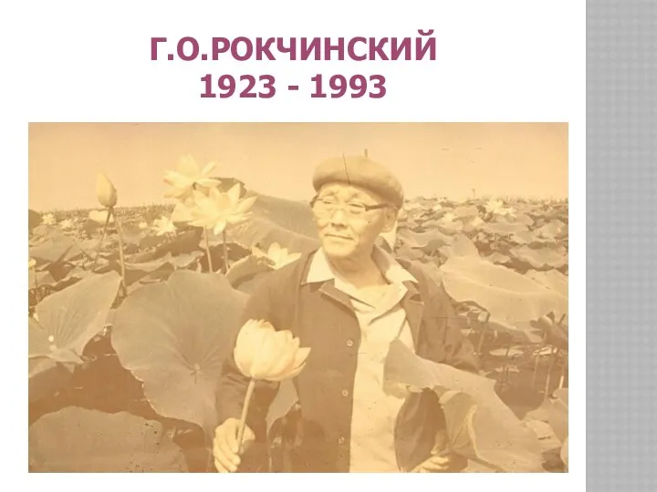 Г.О.Рокчинский 1923 - 1993