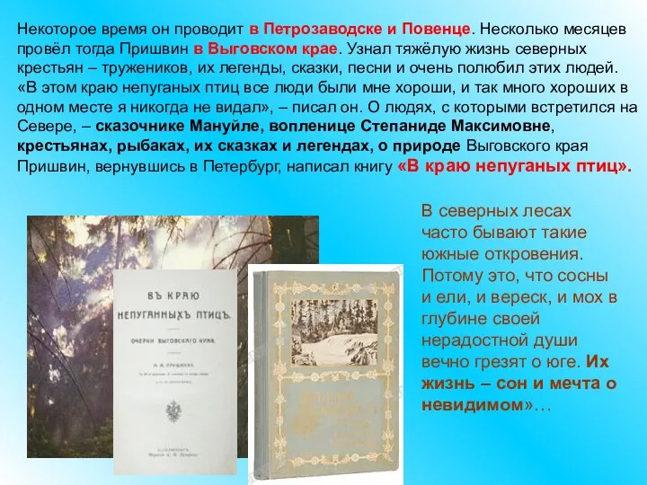 В северных лесах часто бывают такие южные откровения. Потому это,