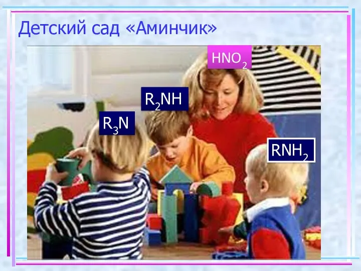 Детский сад «Аминчик» HNO2 RNH2 R2NH R3N