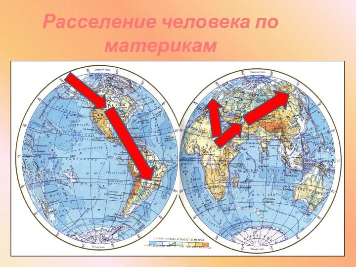 Расселение человека по материкам