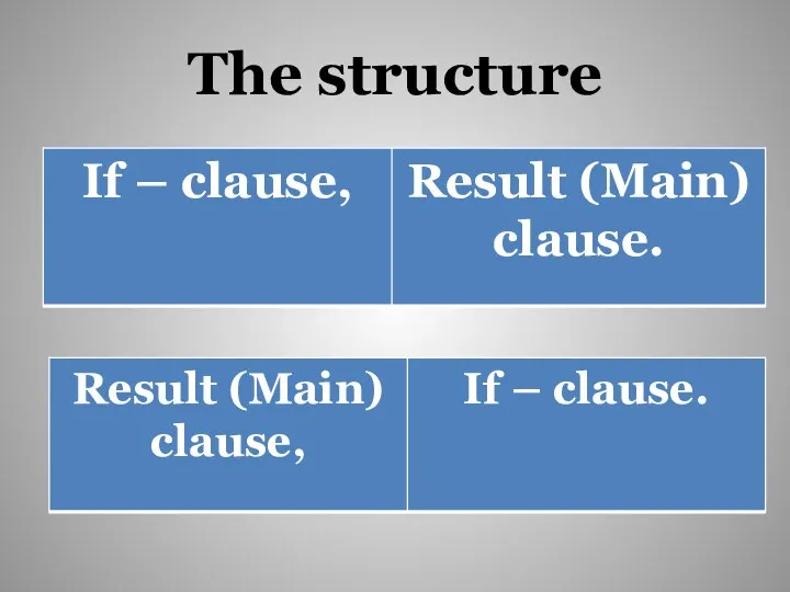 The structure
