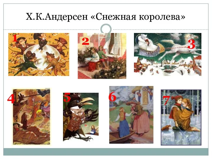 Х.К.Андерсен «Снежная королева» 1 2 3 4 5 6 7