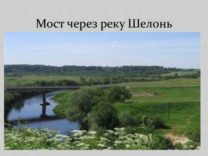 Мост через реку Шелонь