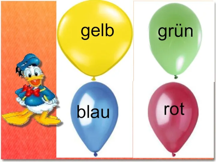 gelb grün blau rot