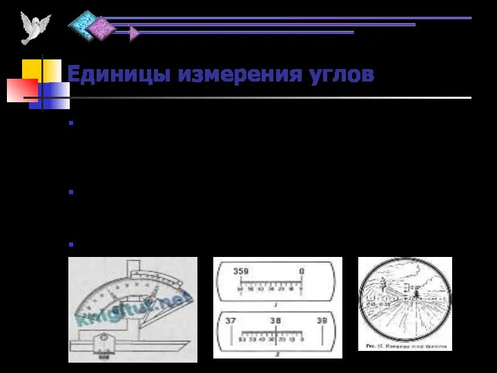 Единицы измерения углов В конце XVIII при разработке метрической системы мер французские ученые