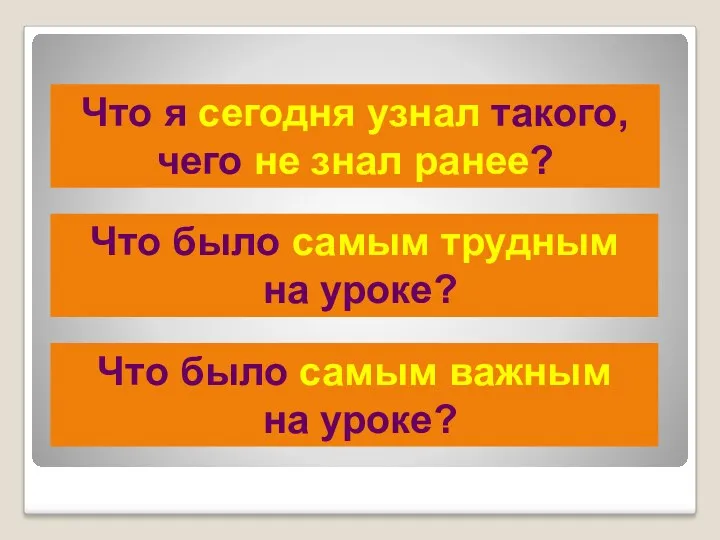 Что я сегодня узнал такого, чего не знал ранее? Что