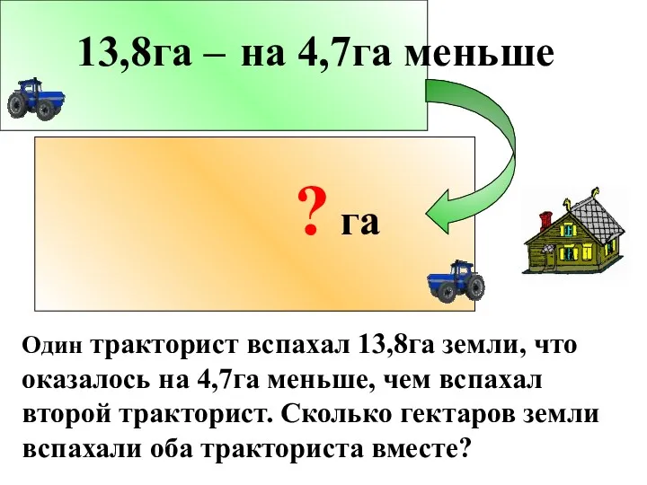 Один тракторист вспахал 13,8га земли, что оказалось на 4,7га меньше,