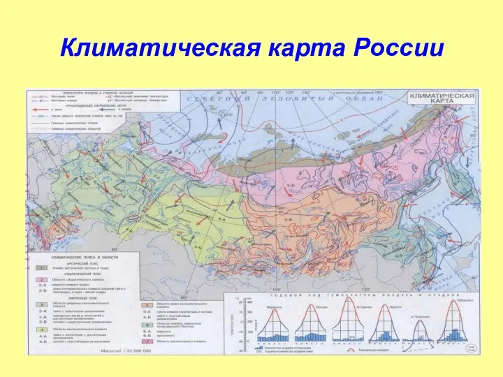 Климатическая карта России