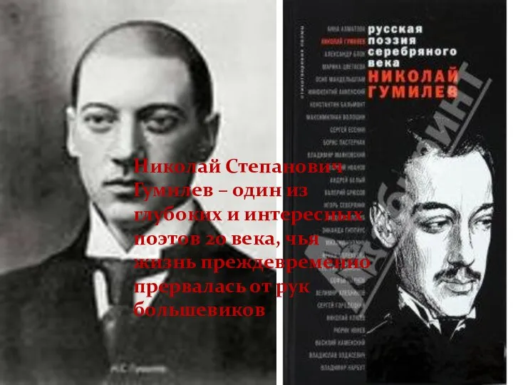 Николай Степанович Гумилев – один из глубоких и интересных поэтов