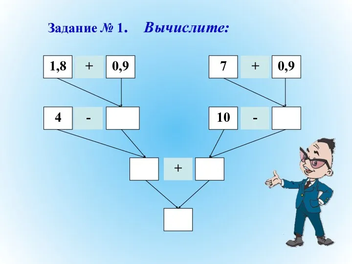 Задание № 1. Вычислите: