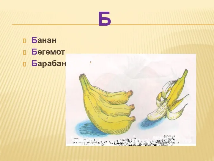 Б Банан Бегемот Барабан