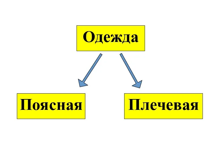 Одежда Поясная Плечевая