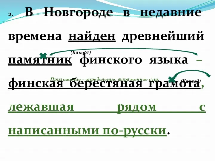 2. В Новгороде в недавние времена найден древнейший памятник финского